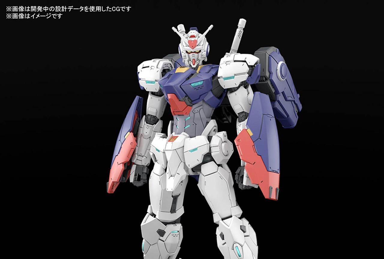 発表と同時に公開されたガンダムZEROのガンプラ商品化CGイメージ、機動戦士ガンダムRG XARX-ZERO