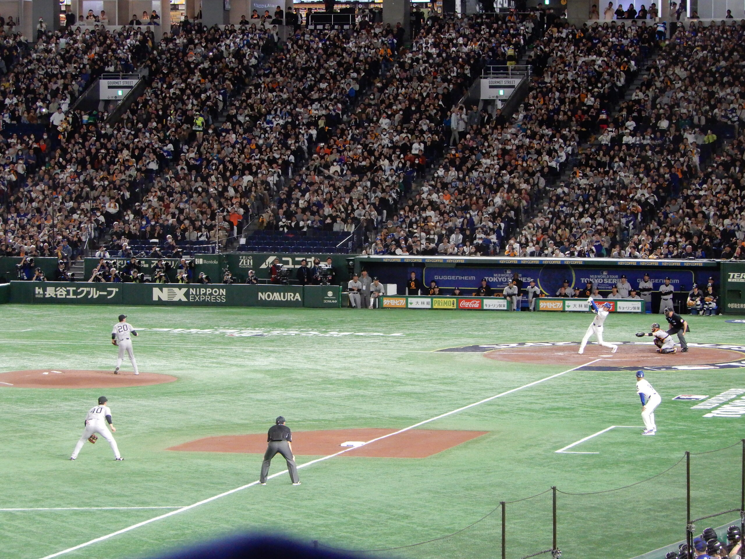 MLB Tokyo Series by Guggenheim Pre-season games Los Angeles Dodgers vs 読売ジャイアンツ 東京ドーム 2025年3月15日の東京