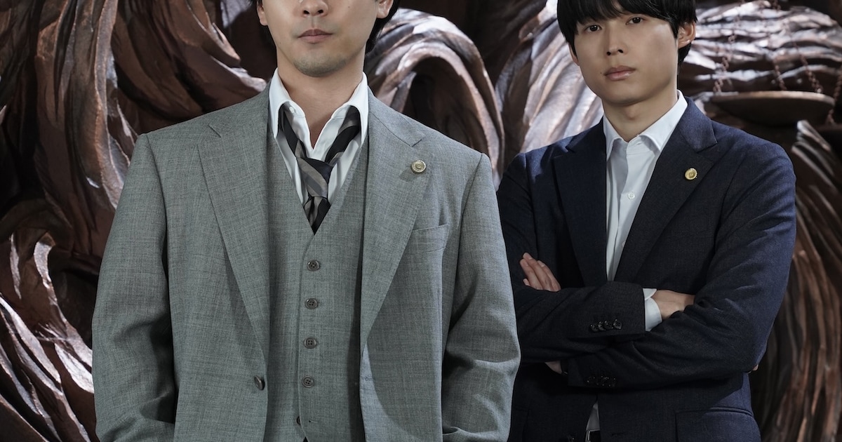 Netflixシリーズ「九条の大罪」で弁護士役を演じる柳楽優弥と松村北斗